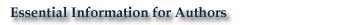 Essential Information for Authors