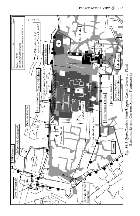 Tangier: Kasba, historic plan